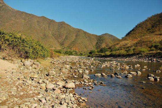 Der Rio Urique mal bei Tageslicht...