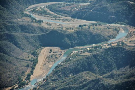 Nochmals ein Blick auf den Rio Urique...