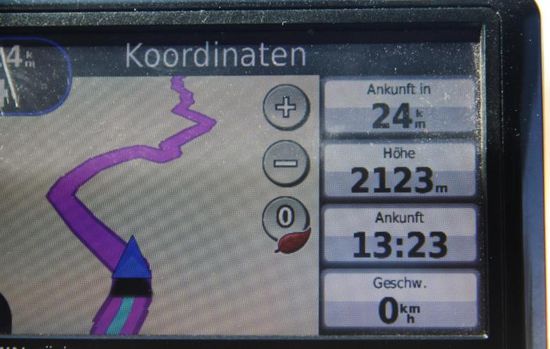 Und wieder geht es bergwärts...