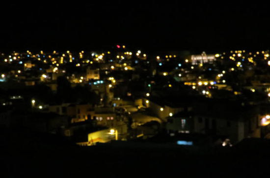 Und bei Nacht...