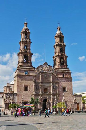 Die Kathedrale von Aguascalientes...