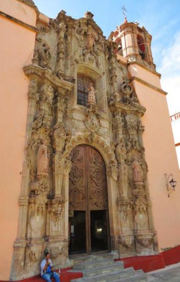 Der "Templo de San Diego de Alcala"...