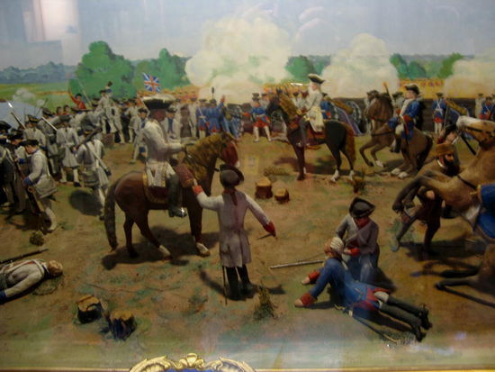 Pulverdampf auf dem Schlachtfeld...