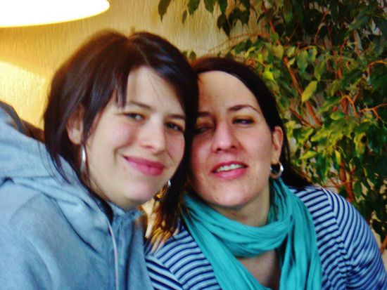 Bereits wieder auf Abschiedstour...!
Anja und Simone...