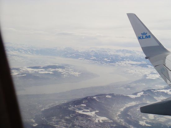 Hoppala, da sitzen wir bereits wieder im Flieger...