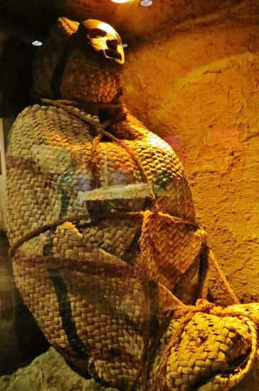 Das Grabmal von "Monte Albán"...