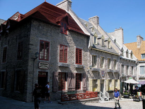 In der Basse-Ville...; der ursprüngliche Teil der Stadt...