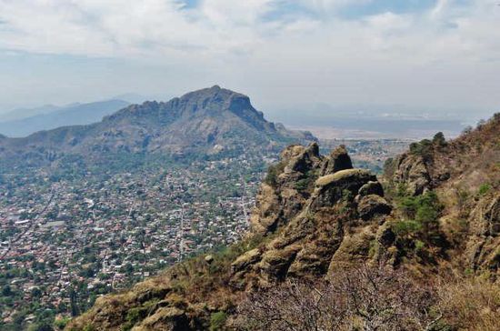 Die tolle Aussicht auf Tepoztlan...