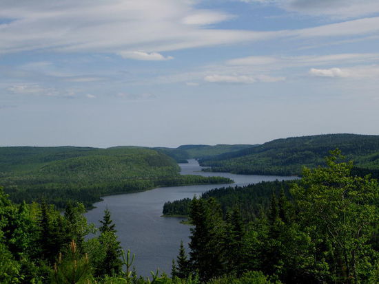 Ein herrlicher Aussichtspunkt...; La Passage bei den Kanuten bestens bekannt...