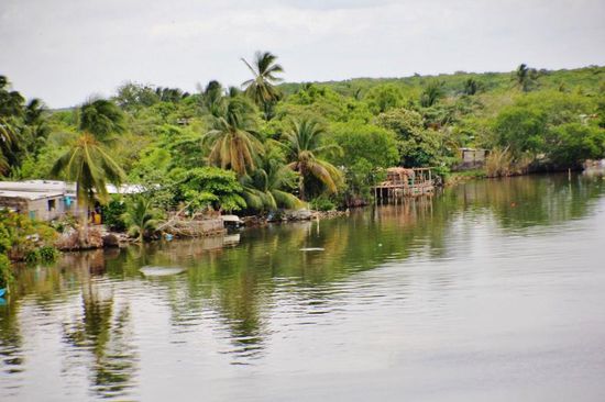 Wir fahren Richtung Ciudad del Carmen - Campeche, direkt an den Golf von Mexico...