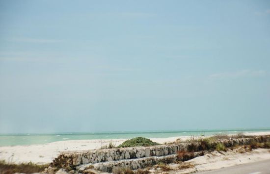 Wir sind auf der karibischen Seite von Mexico...; die Fahrt ist abwechslungsreich und unterhaltsam...