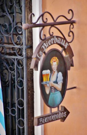 Ein untrügliches Zeichen für die Anwesenheit von deutschen Touristen und Bewohnern in Mérida...