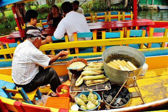Und wieder Erfolg, ein Maiskolben verkauft...