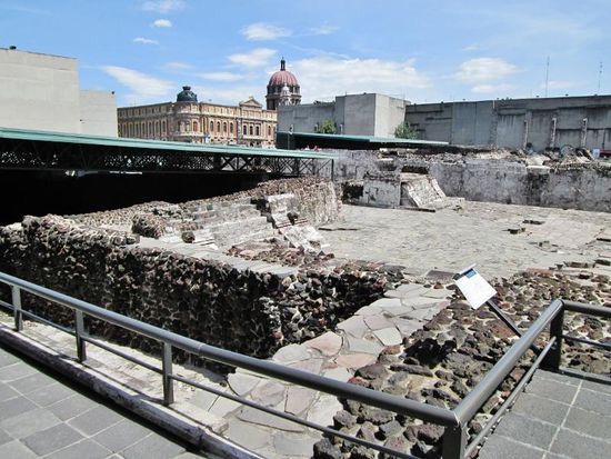 Bei den Grabungen des Templo Mayor...
