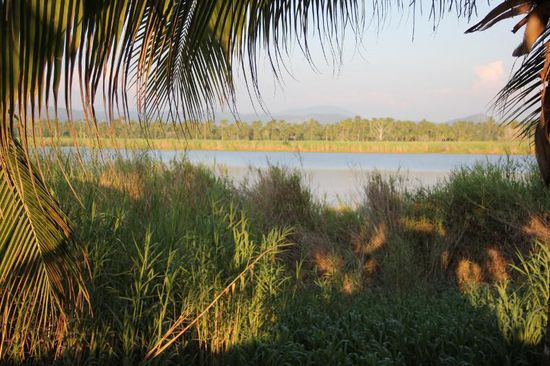 Der CP ist wirklich sehr schön gelegen und zwar zwischen der Lagune und dem Pazifik....