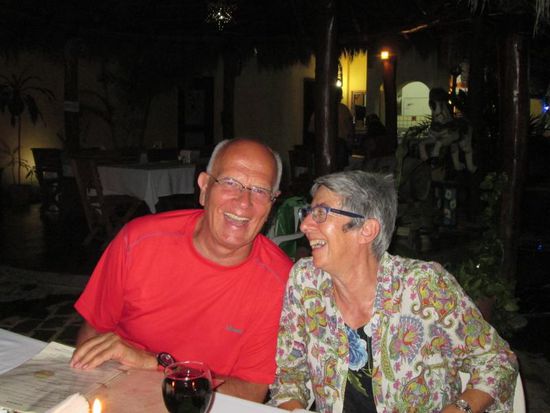 Und wir beide - Kathrin (CH) und Peter 3 (CH)...