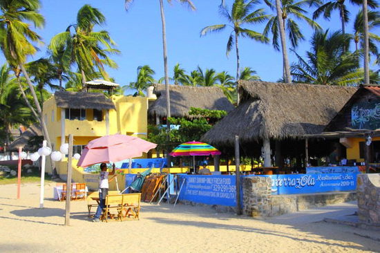 Unser kleines Strandrestaurant...