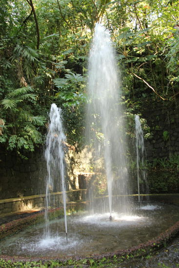 In diesem Naturpark entspringen verschiedene Quellen, welche zu herrlichen Wasserspielen erfasst wurden...