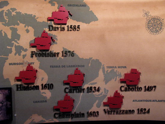 Wer war wann wo als sogenannter Entdecker...? Ca. 100 Jahre zuvor waren die Basken bereits hier als Walfischfänger tätig...