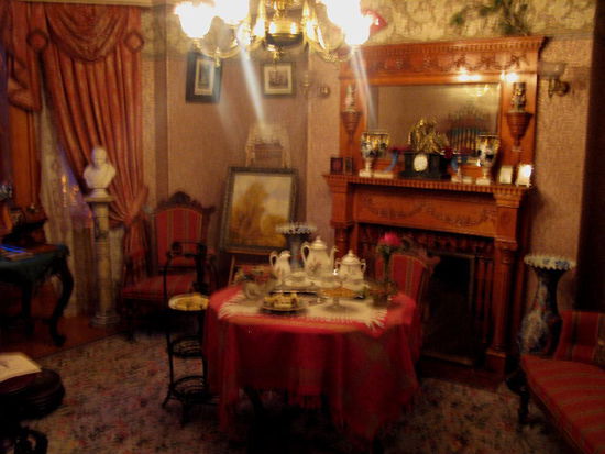 Salon einer Händlerfamilie um 1851...