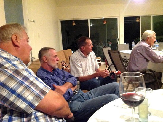 Eine Männerrunde - Maurus, Hubi und Ralf...