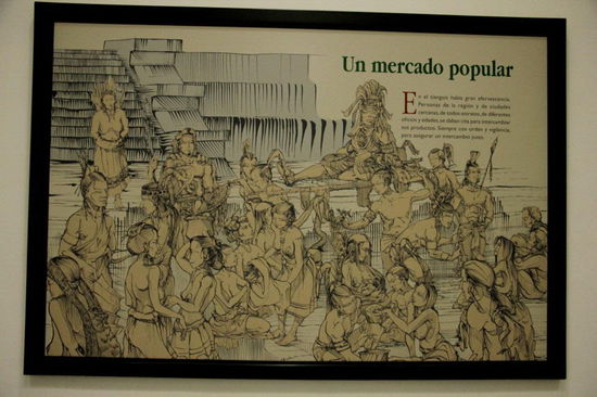 Eine Marktszene von  damals...