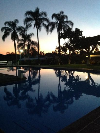 Herrliche Abendstimmung am Silvesterabend...