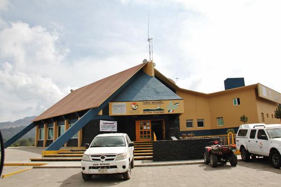 Wir besuchen kurz das Visitor-Center...