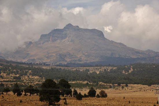 Bestaunen den Iztacchihuatl... - "die schlafende Frau"...! Dieser Vulkan ist inaktiv...