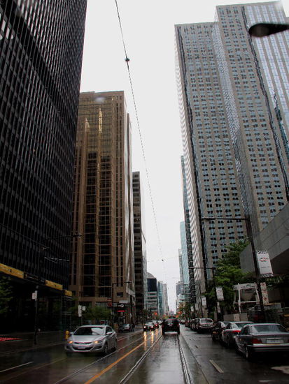 Die Häuser wachsen in den Himmel...