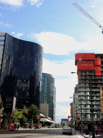 Wir fahren bereits wieder stadtauswärts...