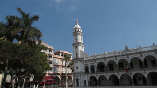 Im Zentrum von Veracruz, das Regierungsgebäude...