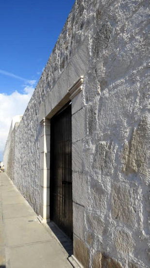 Die Stadtmauer als Teil der Befestigungsanlage...