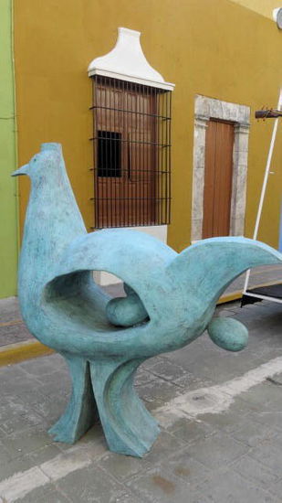 Moderne Kunst in den Gassen von Campeche...