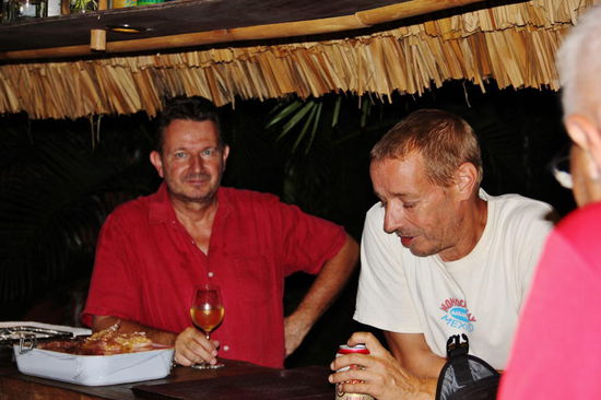 Harald, der Besitzer des CP und sein Bruder Reinhard...! Die Beiden wissen viel über Yucatán zu berichten, sind sie doch schon längere Zeit hier!