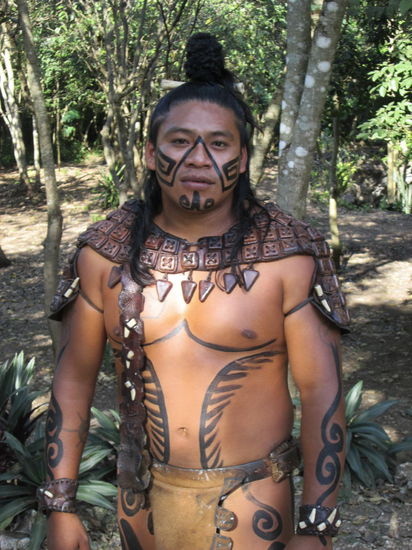 Furchteinflössende Maya-Krieger...