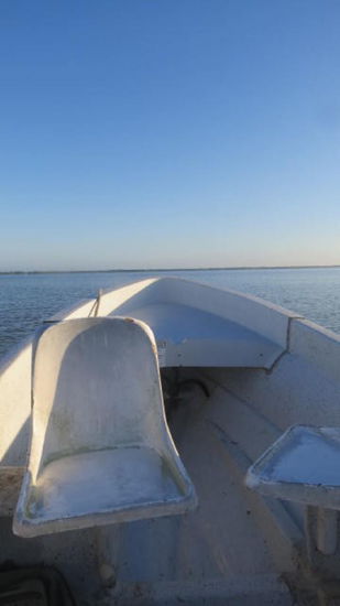 Wir haben uns für eine Bootsfahrt verabredet. Punkt sieben Uhr in der Früh ist Filiberto zur Stelle mit seinem Boot...