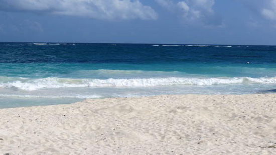 Der Strand von Tulum...