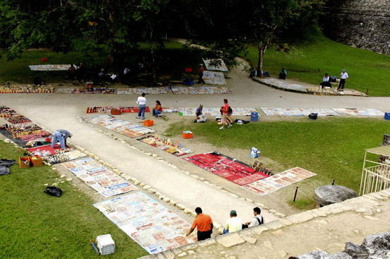 Händler warten auf Kundschaft...