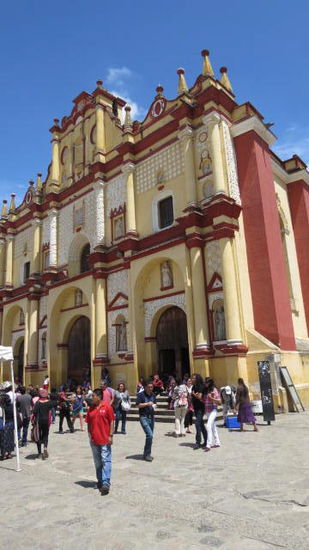 Die Kirche von San Cristobal de las Casas...