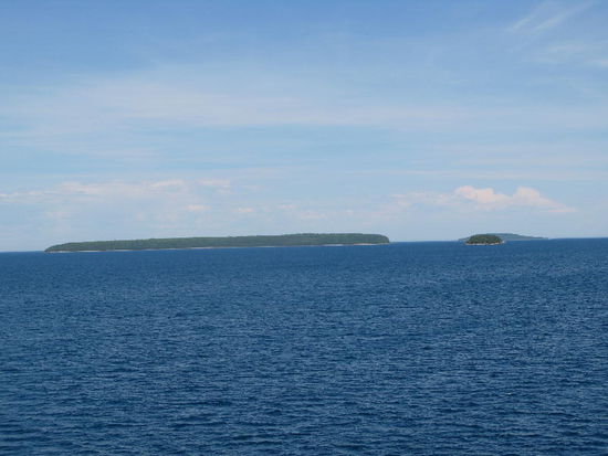 Hinaus auf den Lake Huron...