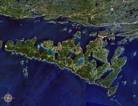 Und auch noch das passende Satellitenfoto...; nein, die Aufnahme habe ich nicht selbst gemacht...!