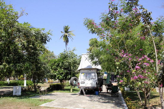 In Puerto Angel finden wir einen sehr gepflegten CP...