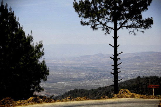 Blick hinaus in die weite Ebene...