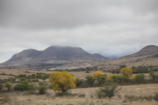 Und immer wieder Ausblicke auf bizarre Landschaften...