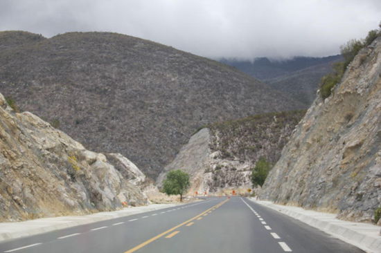 Die Baustelle ist gut ausgeschildert...