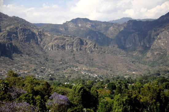 Die Vulkanlandschaft rings um Mexico City...
