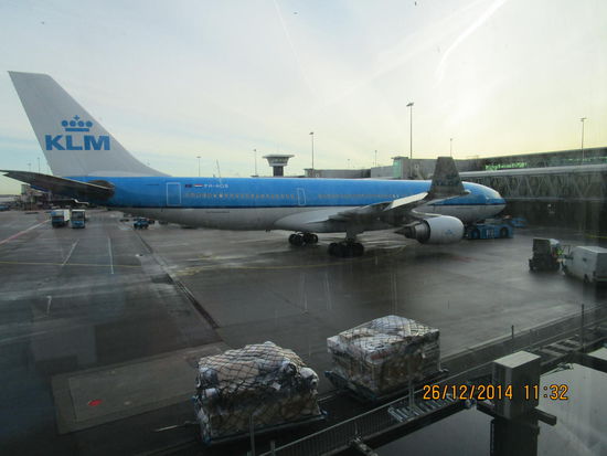 Mit der KLM - in Amsterdam ist Christine aus Malters nach Mexico geflogen...