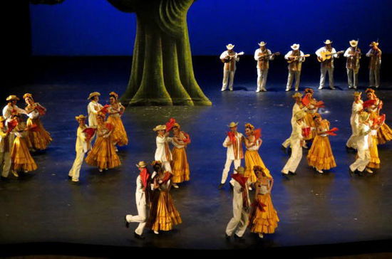 Oder der kulturelle Teil in Mexico City - das "Ballet Folclorico" in der Staatsoper...