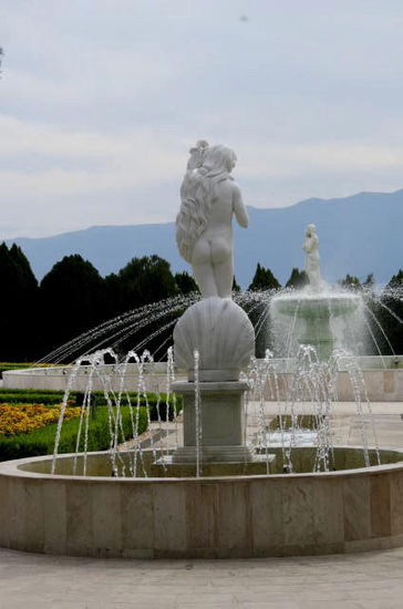 Hinüber in den italienischen Garten...